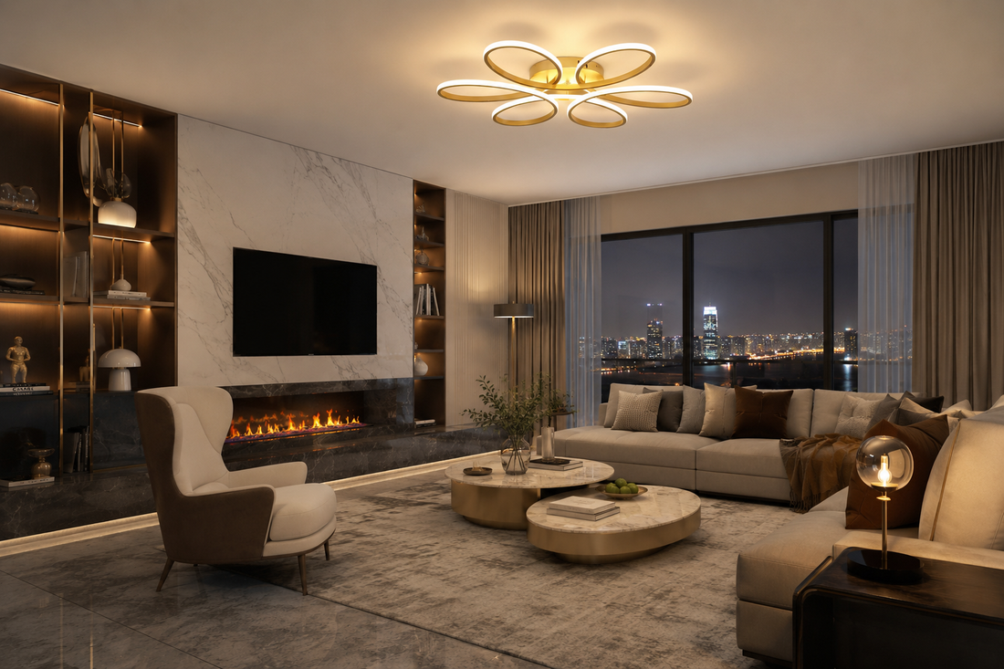 Modern Flower LED Chandelier