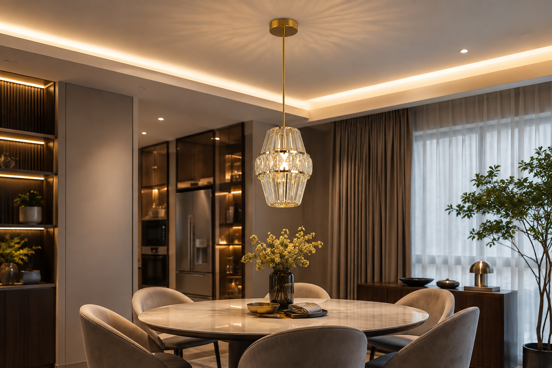 Crystal Bar Pendant Chandelier