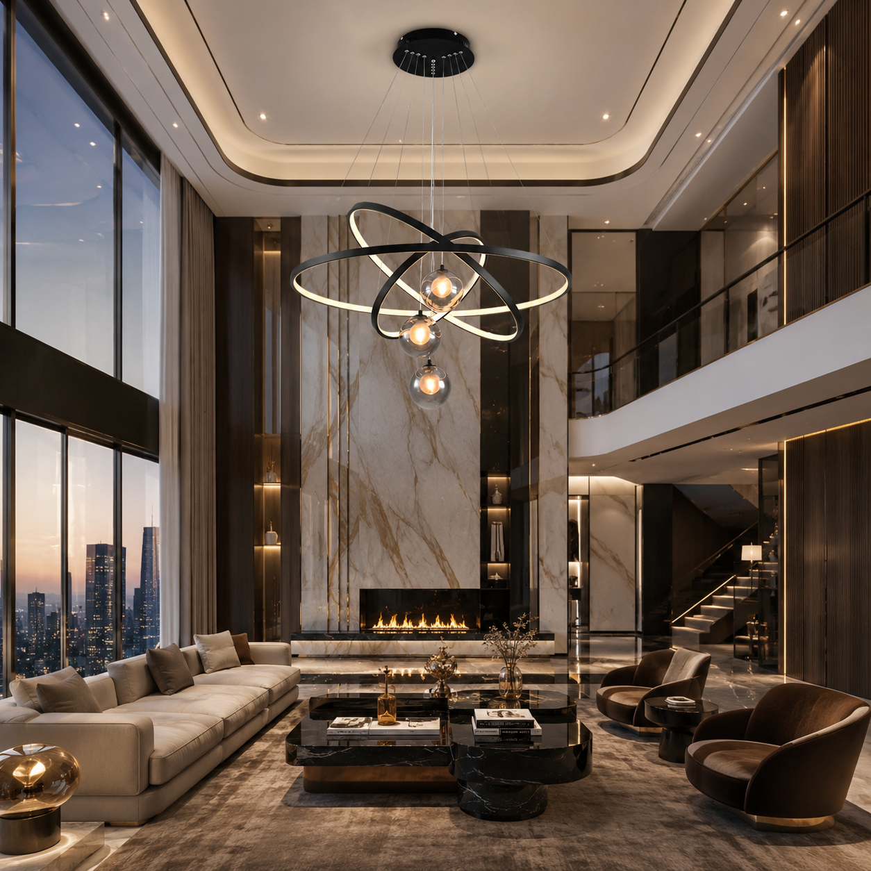 Modern Nordic LED Pendant Chandelier