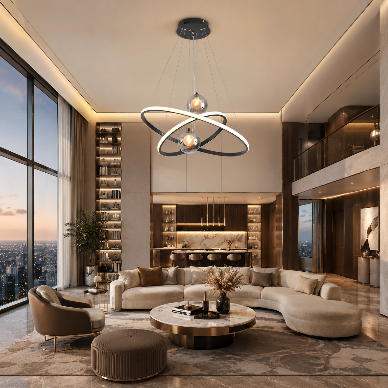 Modern Nordic LED Pendant Chandelier