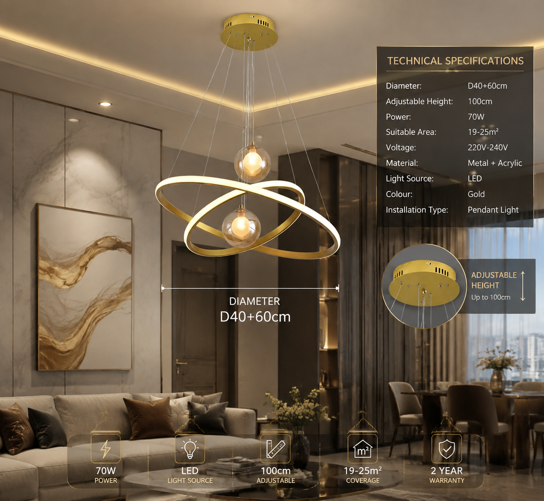 Modern Nordic LED Pendant Chandelier