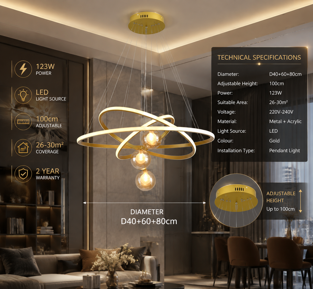 Modern Nordic LED Pendant Chandelier