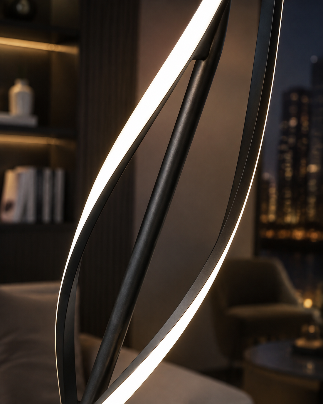 Minimalist Geometric Line LED Floor Lamp