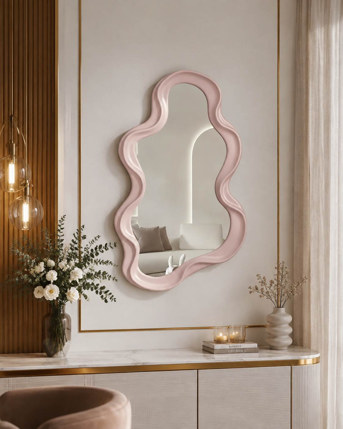 Irregular Decorative Wall Mirror