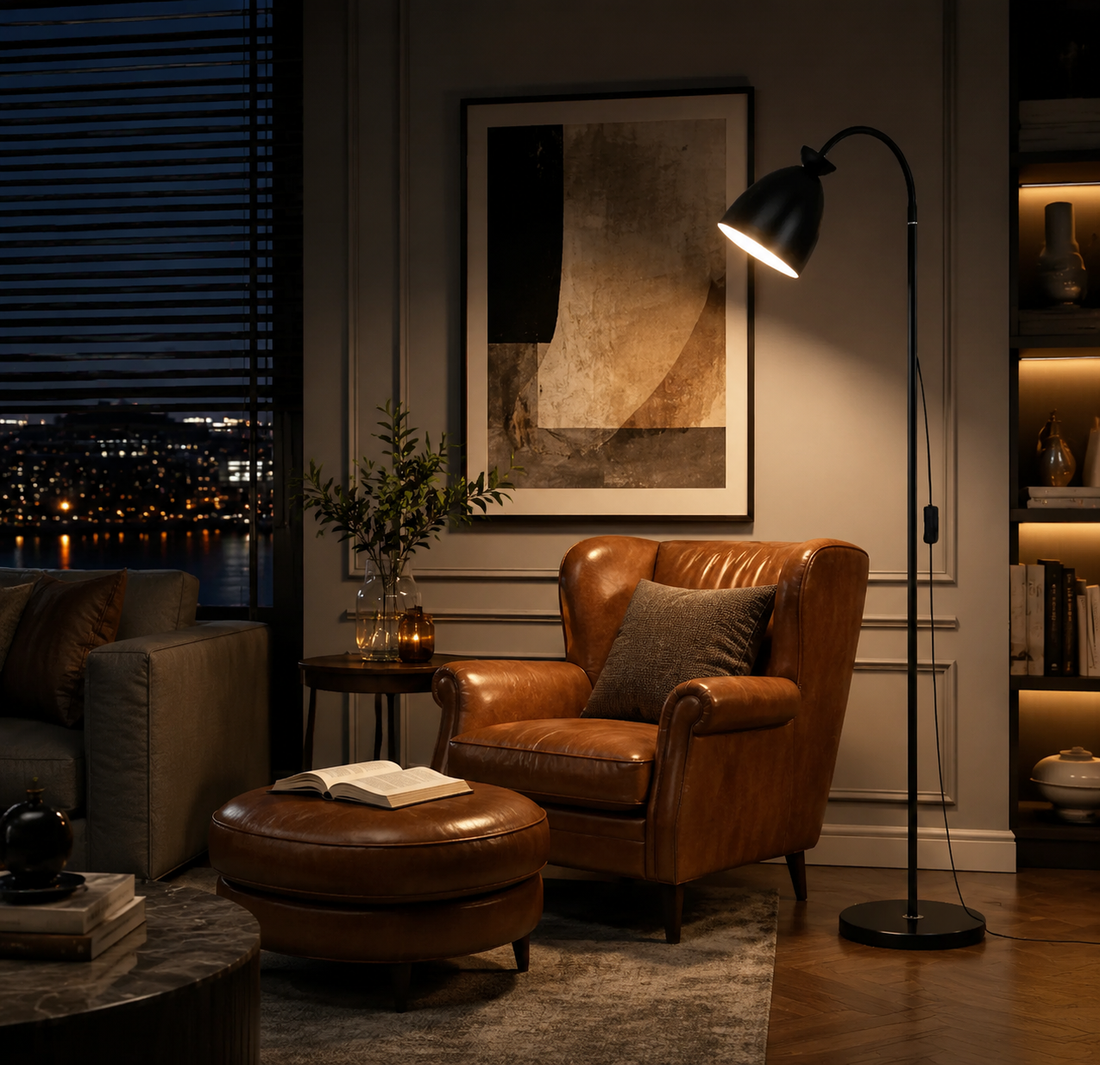 9W LED Gooseneck Floor Lamp