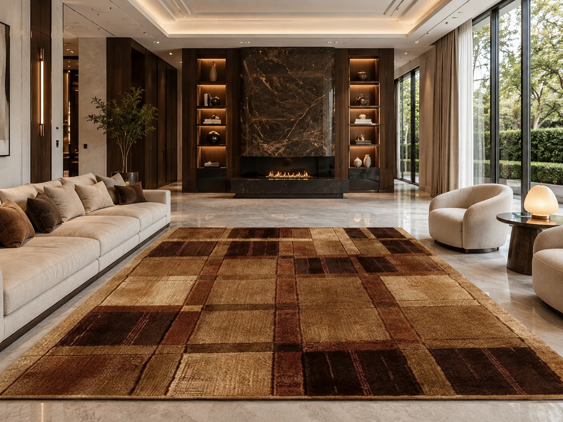 Geometric Aubusson Area Rug