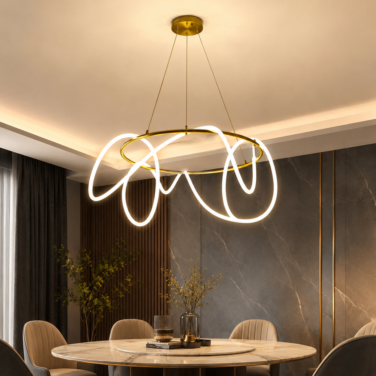 Modern Adjustable LED Pendant Light