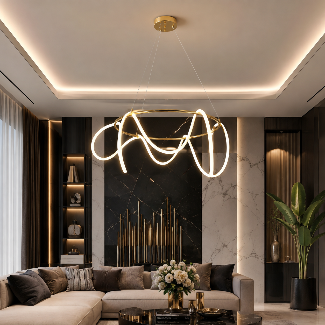 Modern Adjustable LED Pendant Light