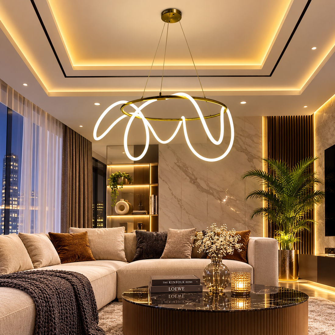 Modern Adjustable LED Pendant Light