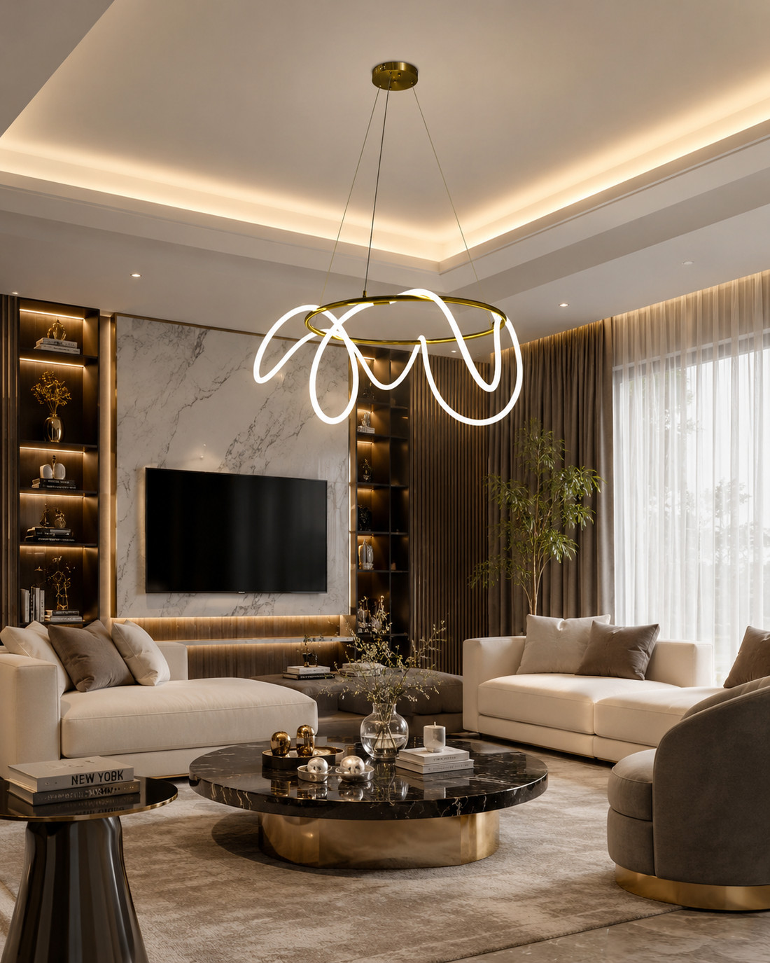 Modern Adjustable LED Pendant Light