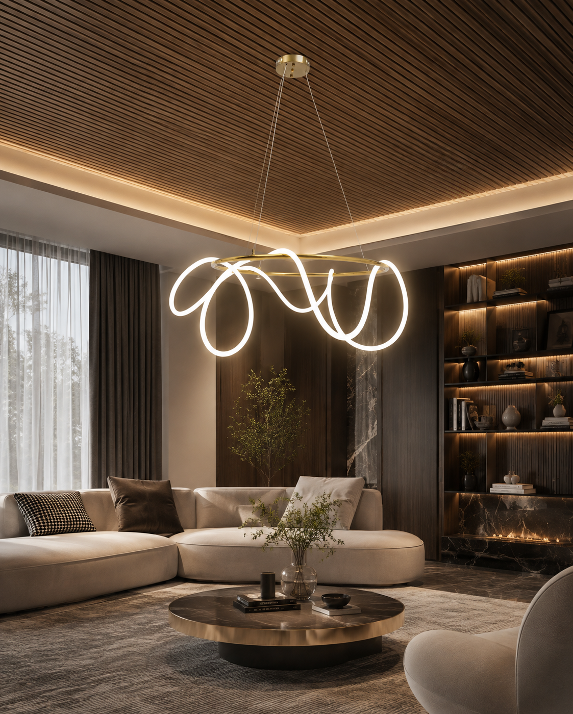 Modern Adjustable LED Pendant Light