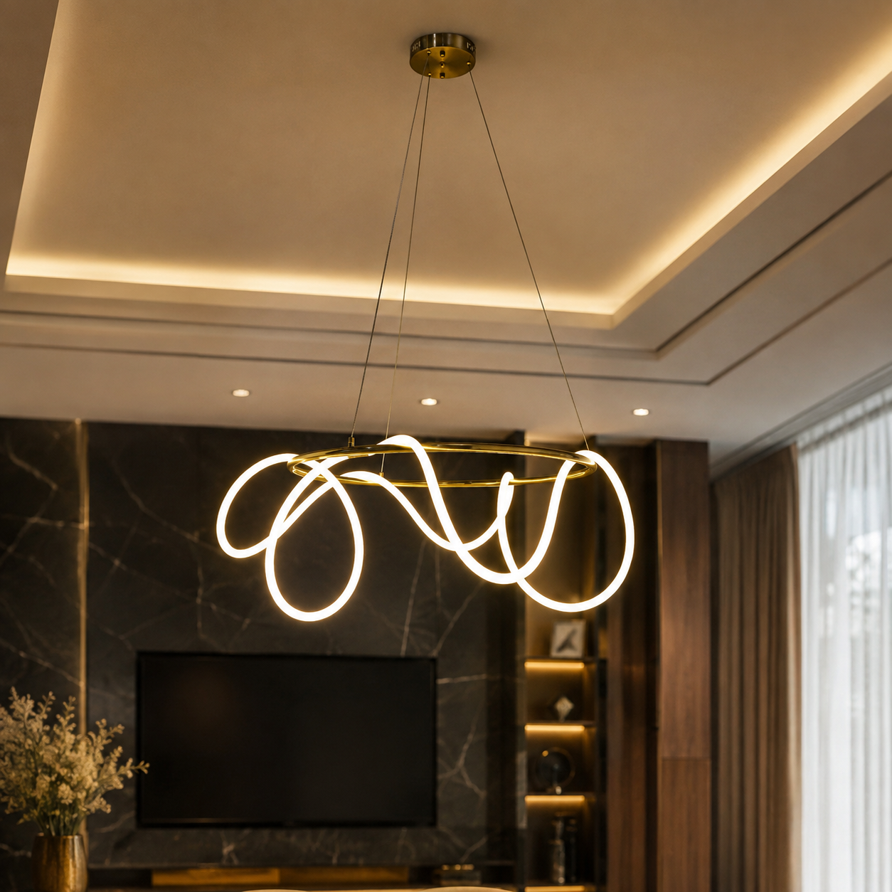 Modern Adjustable LED Pendant Light