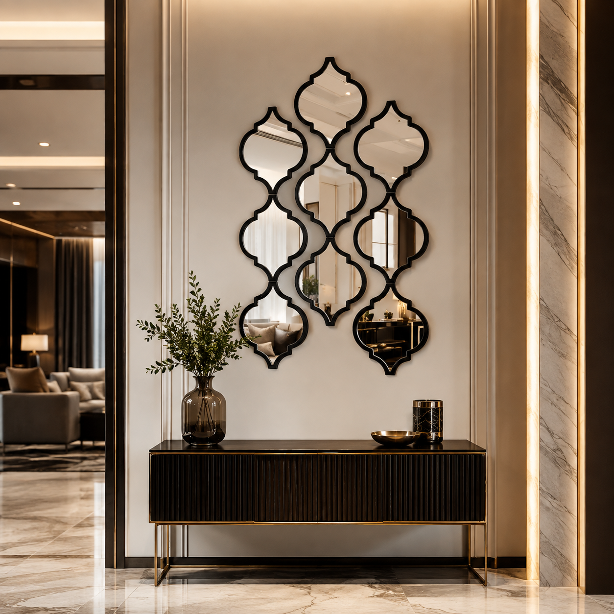 Moroccan Wall Mirror Set