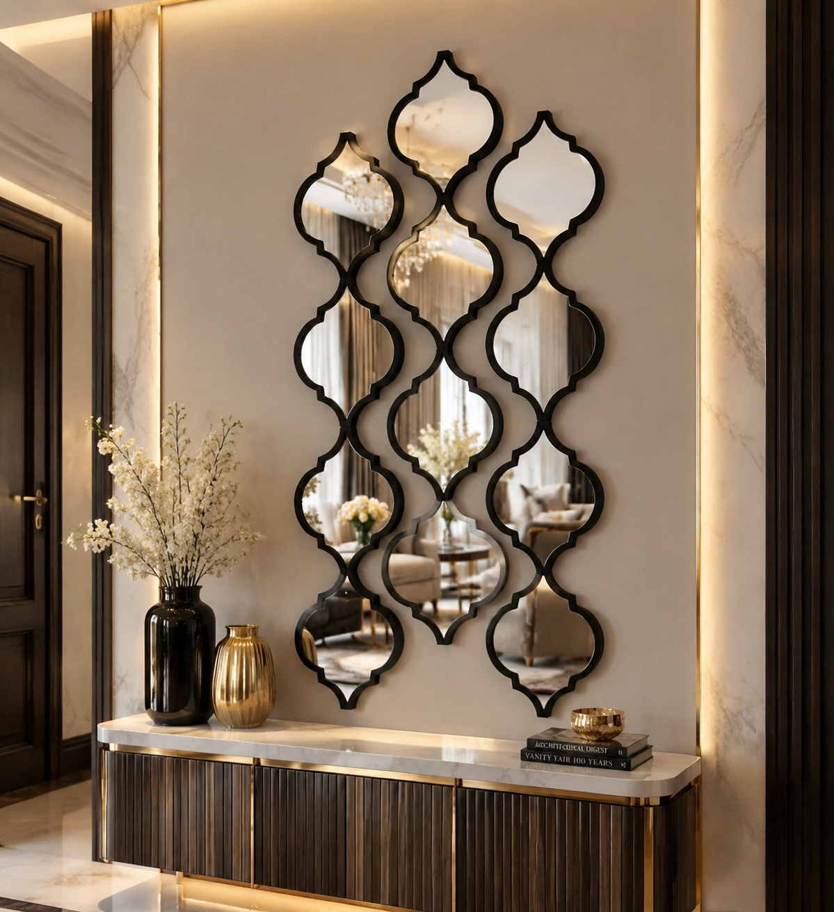 Moroccan Wall Mirror Set