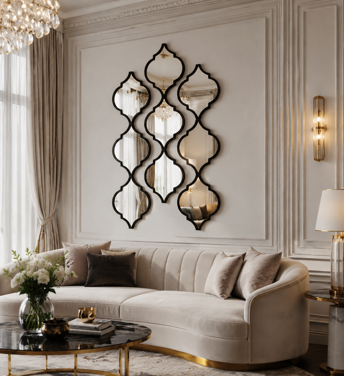 Moroccan Wall Mirror Set