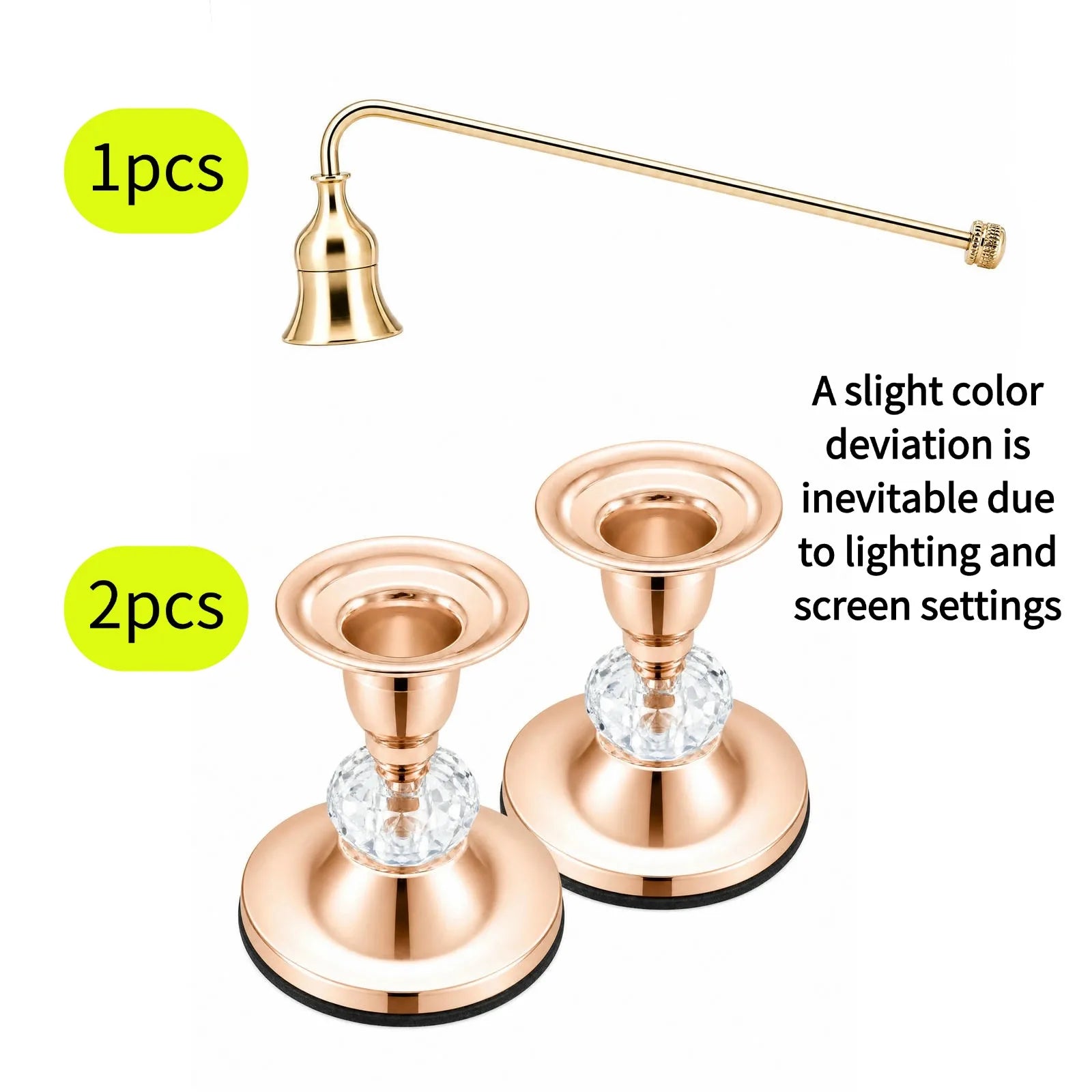 Metal Taper Candlestick Holders