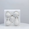 Matte Ceramic Vase Set (5 Pieces)