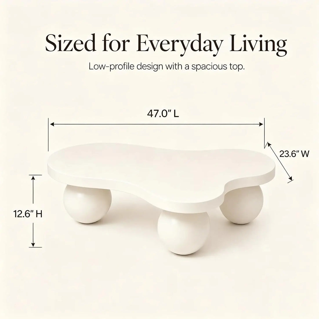 Modern Cloud Coffee Table