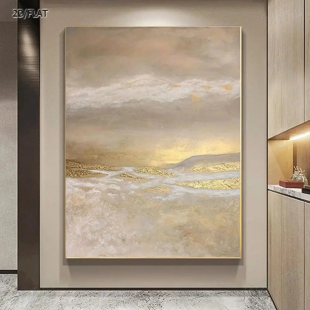 Hand-Painted Abstract Oil Painting on Canvas