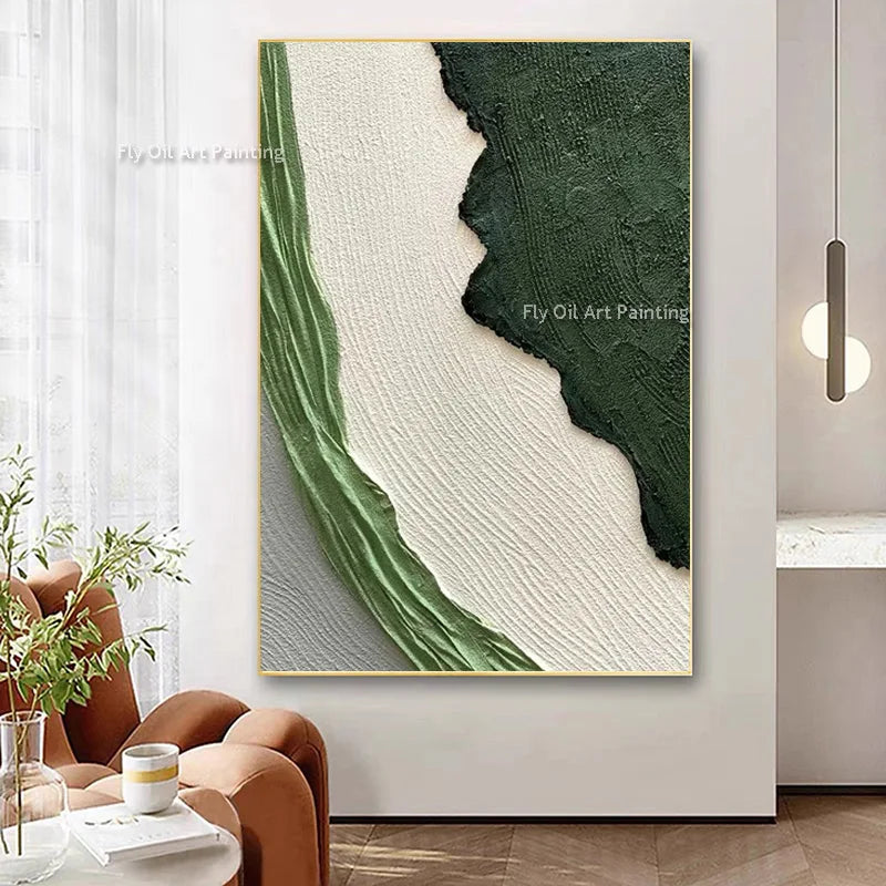 Abstract Hand-Painted Oil Painting on Canvas