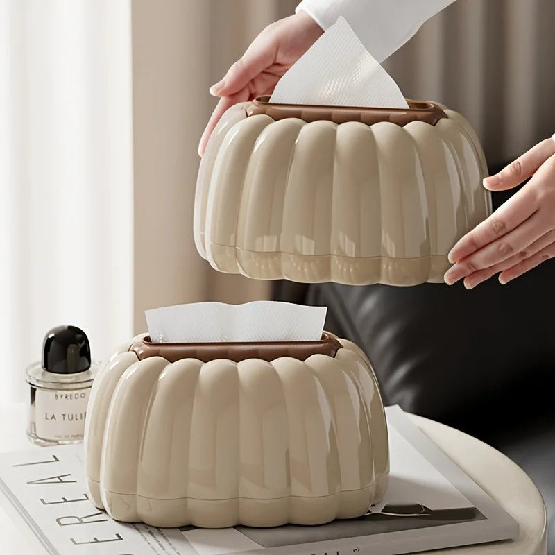 Plastic Tissue Box Cover with Lid – Modern Living Room Accent