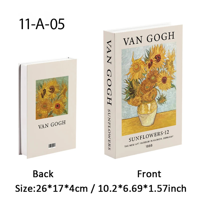 Decorative Book Storage Box – Abstract Design