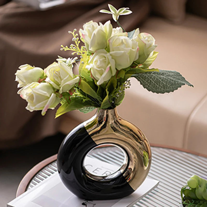 Luxury Ceramic Vase – Modern Gloss Finish, S/M/L