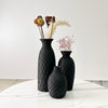 Spider Web Textured Vase Set (3 Pieces)