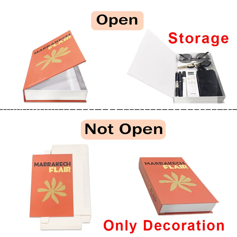 Decorative Fake Book Storage Box