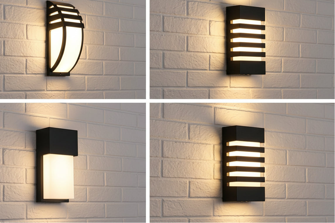 IP65 Outdoor LED Wall Sconce – E27 Aluminum