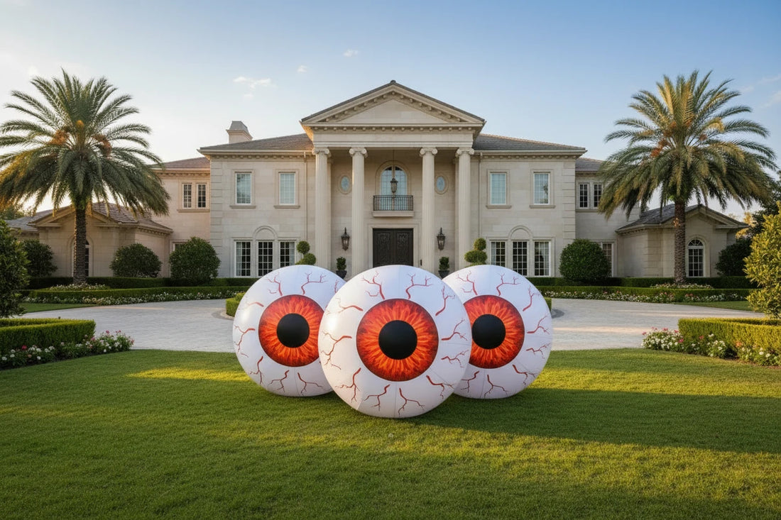 Halloween Inflatable Bloodshot Eyeball Decoration