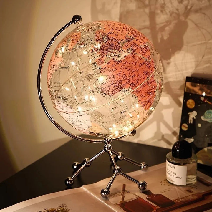 Globe Ornament with Sailboat Accent