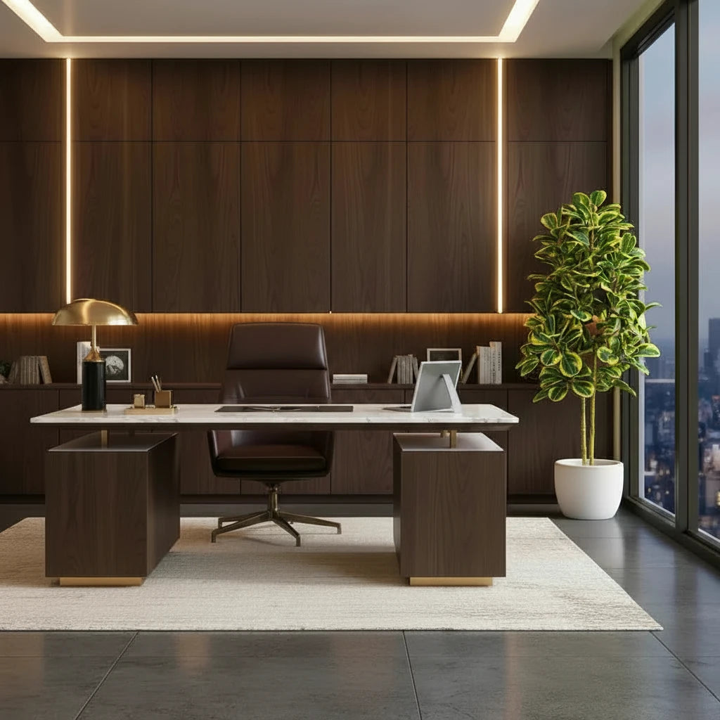 Faux Ficus & Banyan Branch Tree