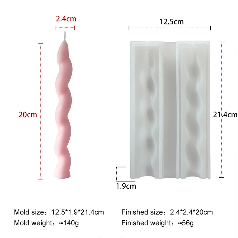 Geometric Silicone Candle Mold