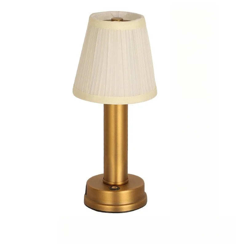 Modern Iron LED Desk Lamp – USB Rechargeable