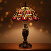 Vintage Stained Glass Table Lamp