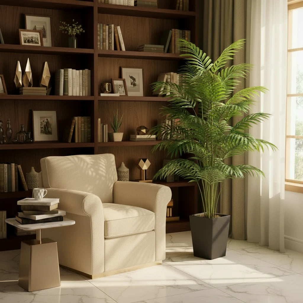 Artificial Areca Palm Bonsai Tree in Pot
