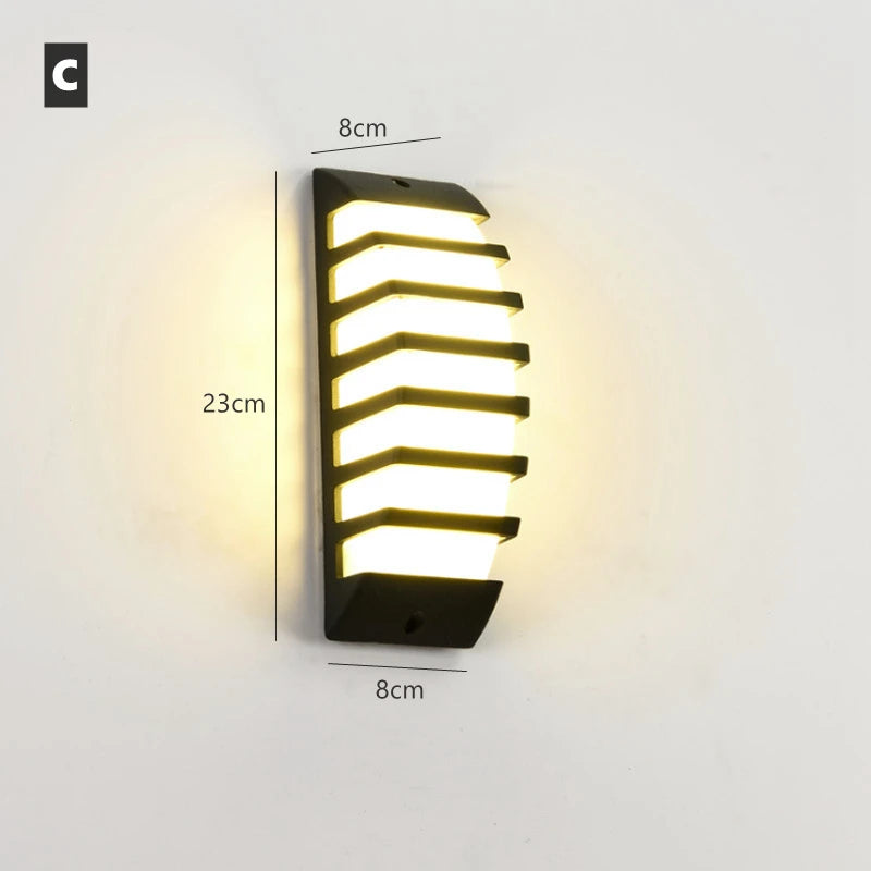 IP65 Outdoor LED Wall Sconce – E27 Aluminum