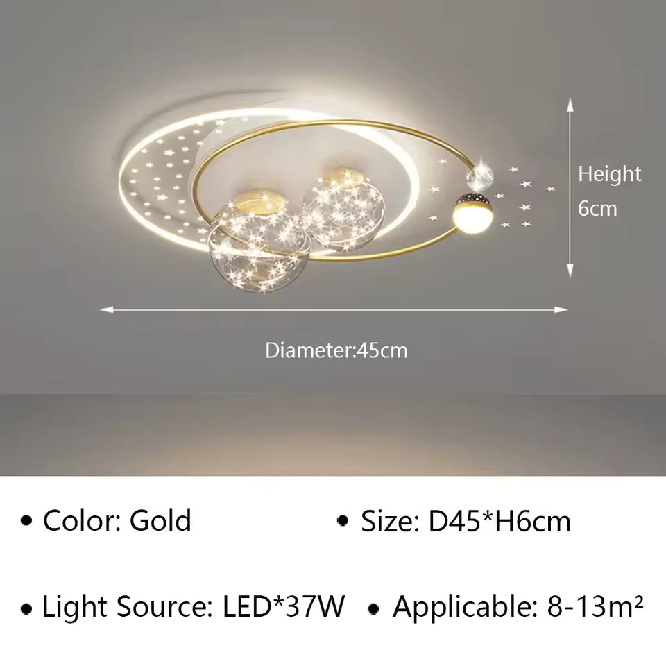 Modern LED Ceiling Lamp for Living Room & Bedroom
