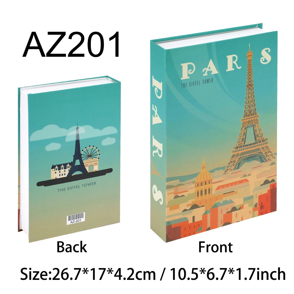 Decorative Book Box with Magnetic Closure
