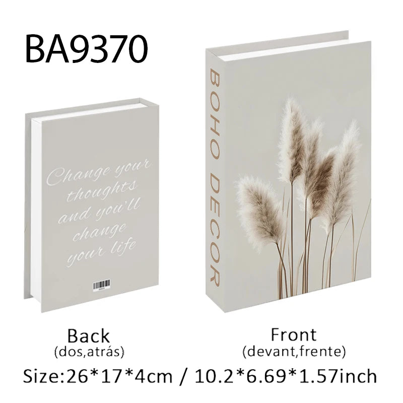 Decorative Book Storage Box – Abstract Design