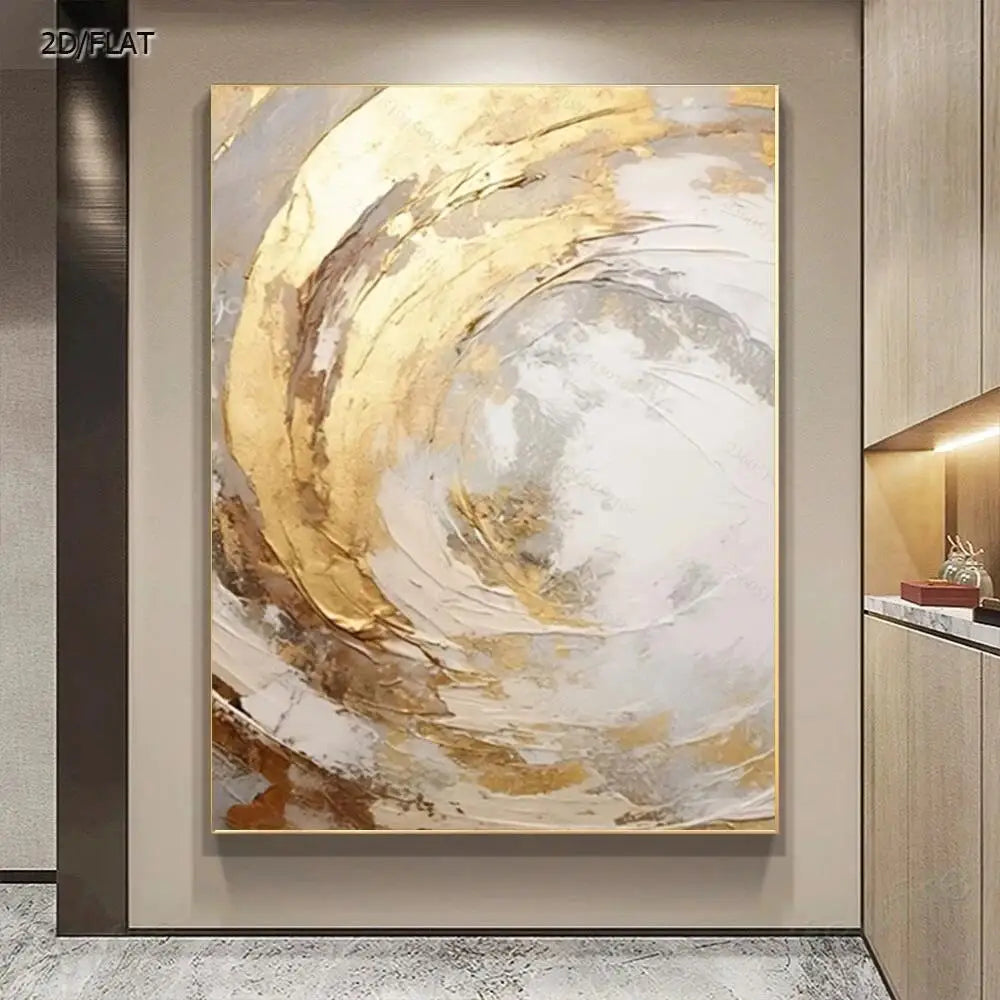 Hand-Painted Abstract Oil Painting on Canvas