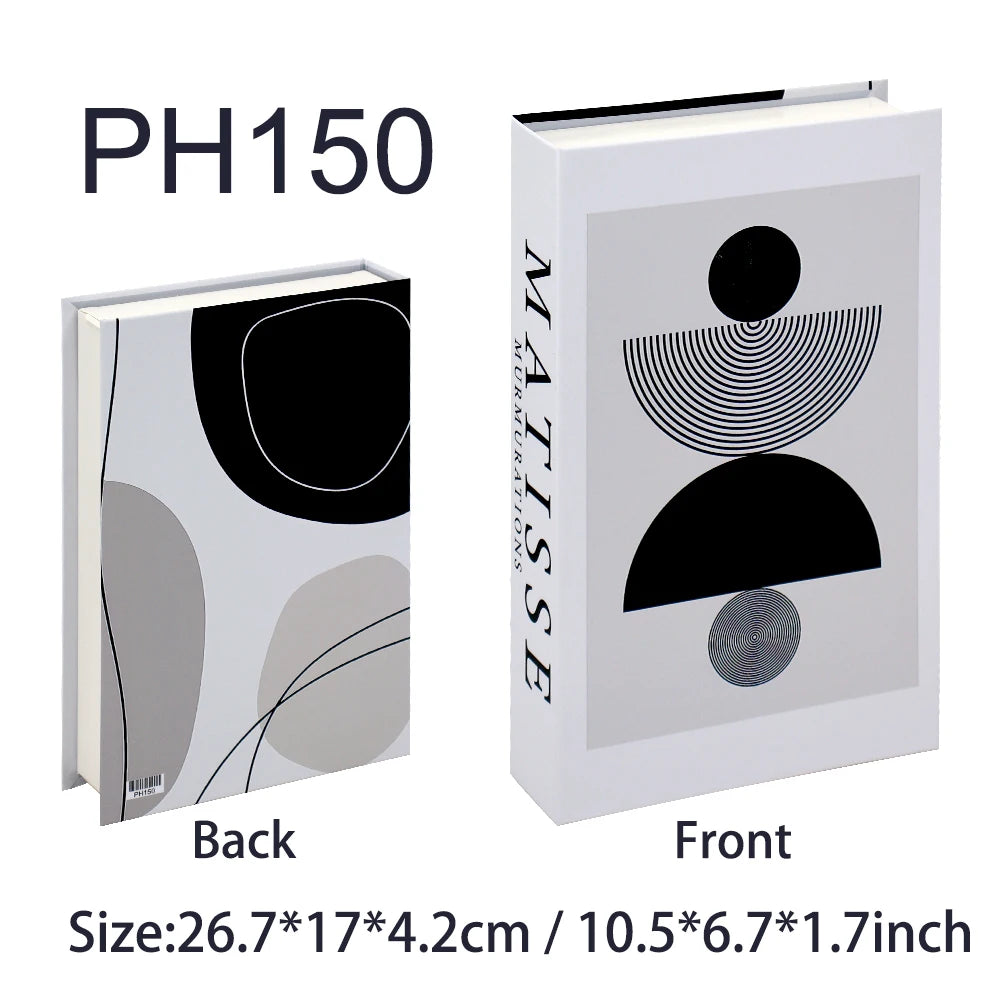 Decorative Fake Book Box – Modern Home Décor Storage Ornament