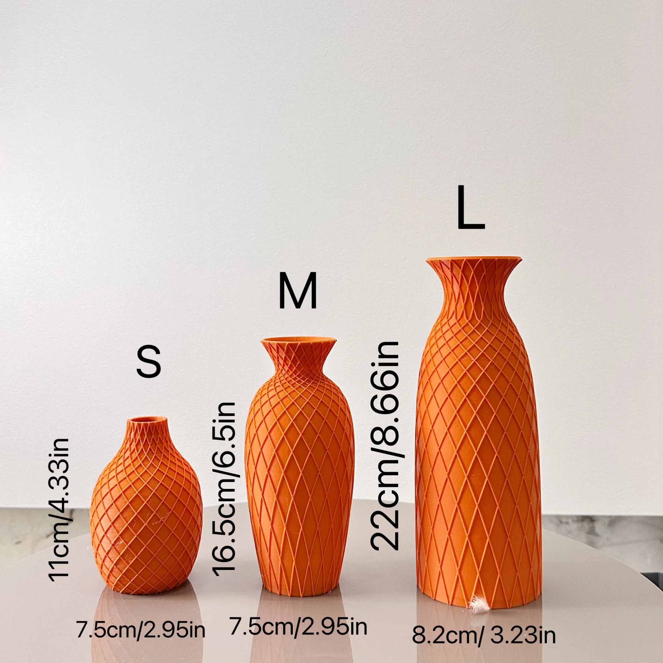 Spider Web Textured Vase Set (3 Pieces)
