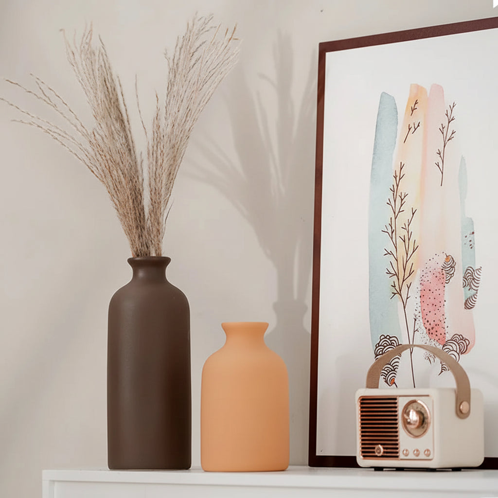 Nordic White Ceramic Decorative Vase