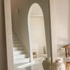 Luxury Wood & Glass Floor Mirror