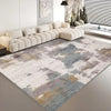 Abstract Geometric Flannel Area Rug | Non-Slip Washable Floor Mat