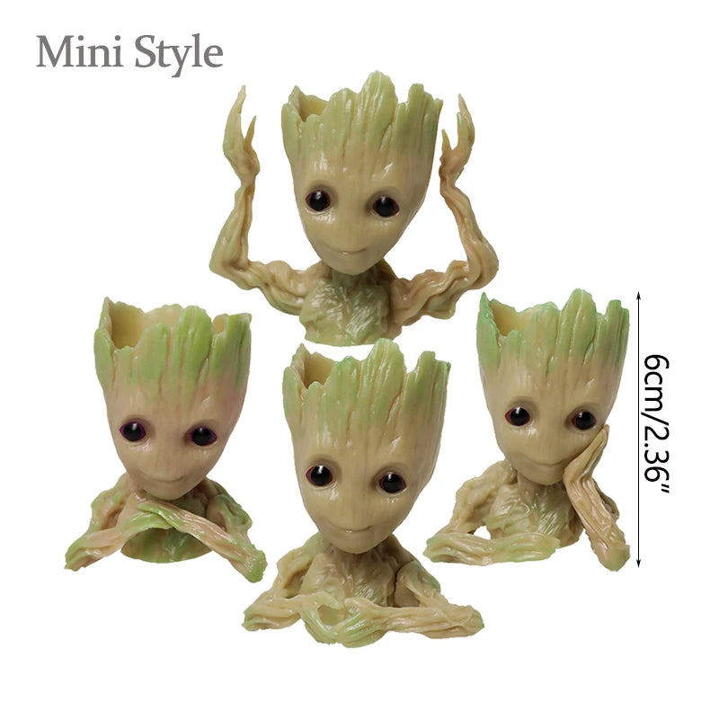 Groot Tree Figure Planter Vase | Desk Organiser & Pen Holder