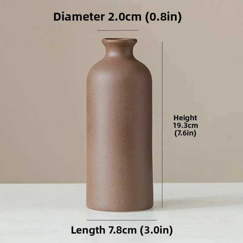 Nordic White Ceramic Decorative Vase
