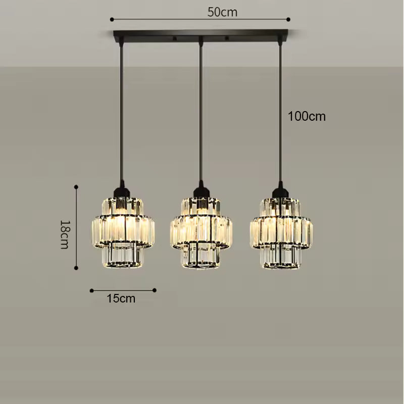 Crystal & Glass Chandelier